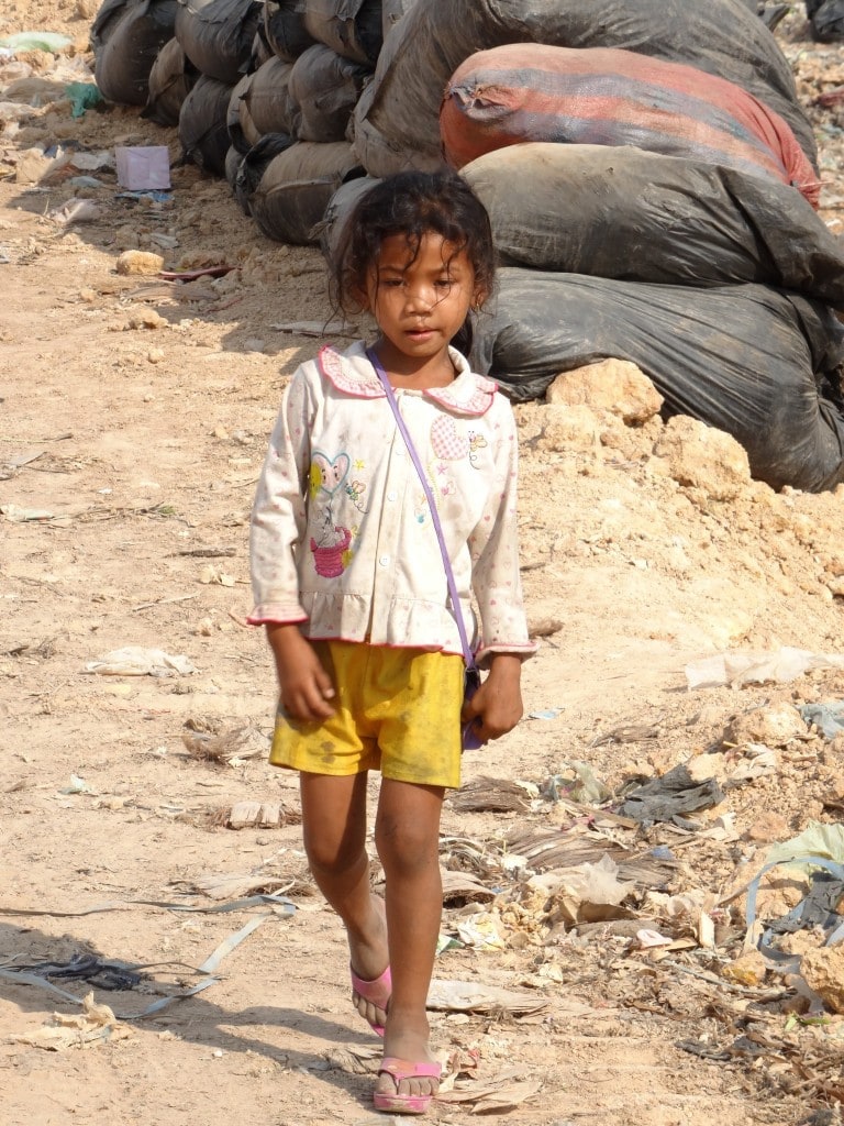 Kids In Cambodian Slums Stock video footage | 1099682