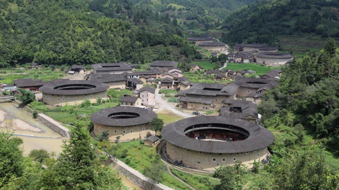 China - Tulou Cluster View China - Tulou Cluster View