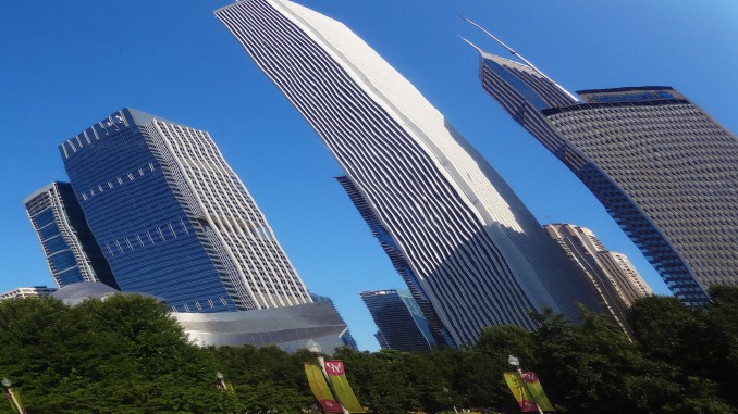 Windy skyscrapers in Chicago Windy skyscrapers in Chicago