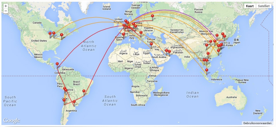 Flight Map 2014