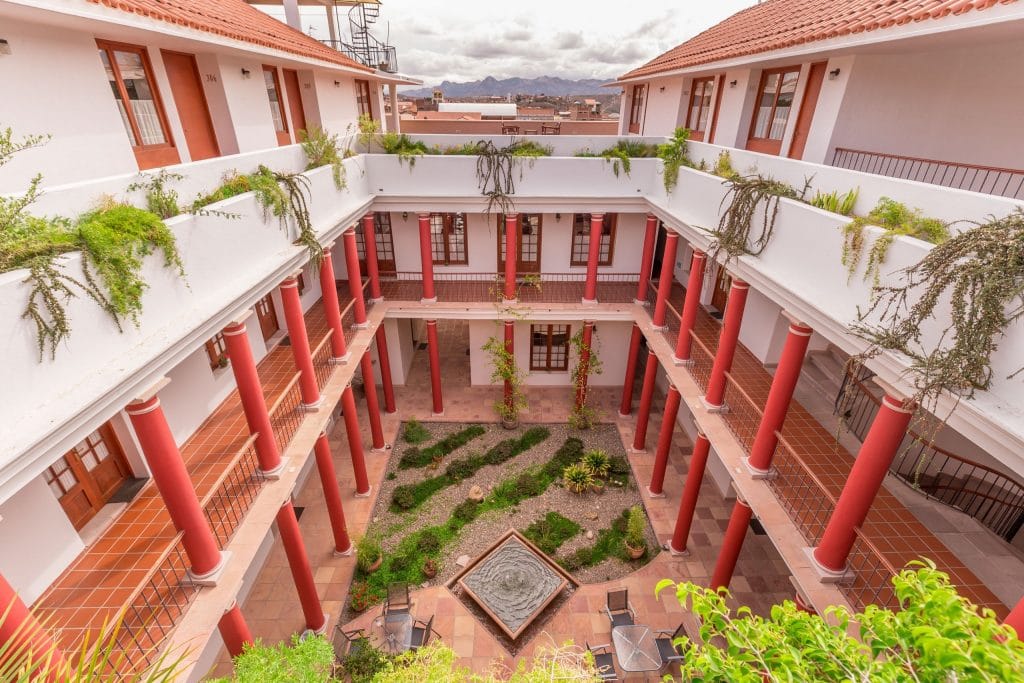 BOLIVIA - Hotel Villa Antigua in Sucre: recommended for an authentic experience!