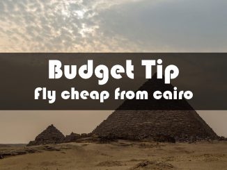 BUDGET TIP - Visit the Pyramids in Cairo & fly for 350 euro business class from Egypt to Bangkok