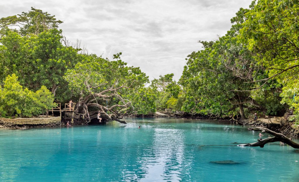 Blue Lagoon Swimming Hole - VANUATU - 7 days in Vanuatu itinerary: travel guide, tips & inspiration