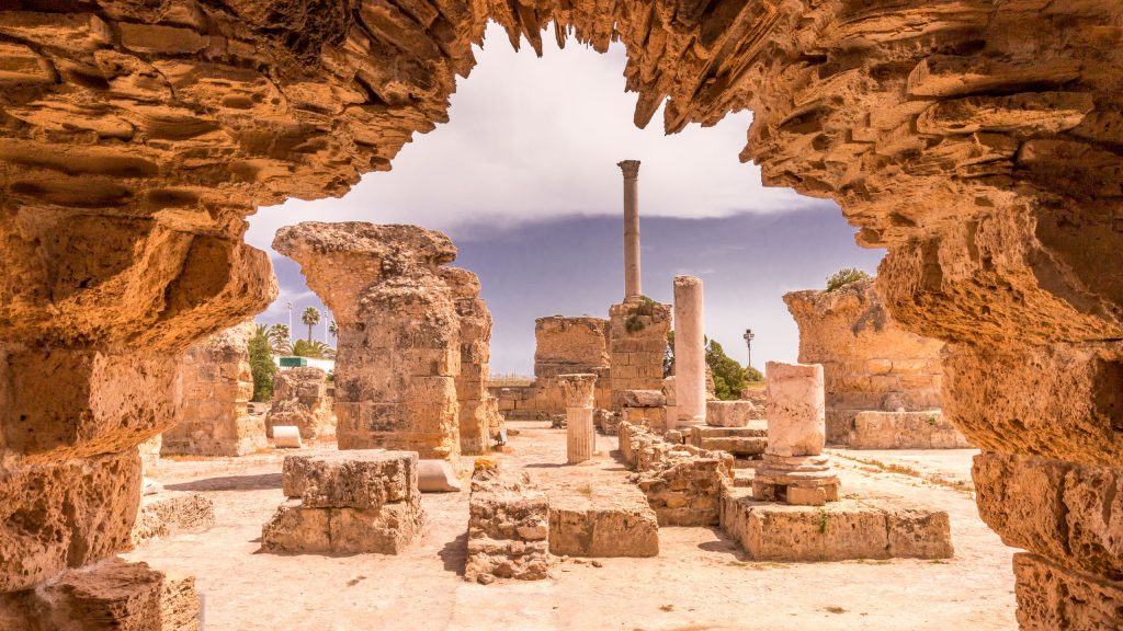 Carthage Antonine Baths - TUNISIA - A two week Tunisia itinerary: a road trip to all the highlights