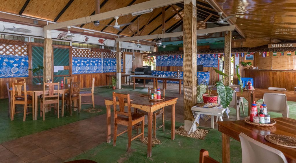 Restaurant bar - SOLOMON ISLANDS - World class diving with Dive Munda & an Agnes Gateway Hotel stay