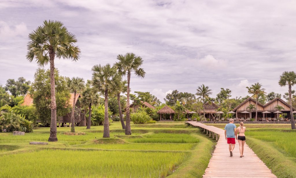 Boardwalk garden - CAMBODIA - Phum Baitang Resort, Siem Reap; must-stay luxury green village