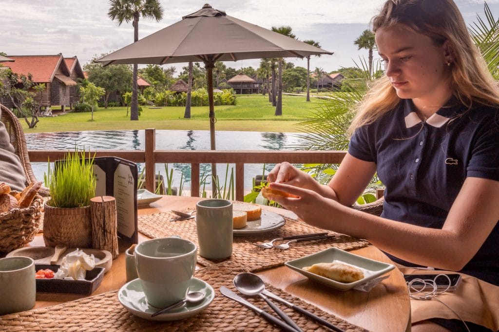 Breakfast - CAMBODIA - Phum Baitang Resort, Siem Reap; must-stay luxury green village