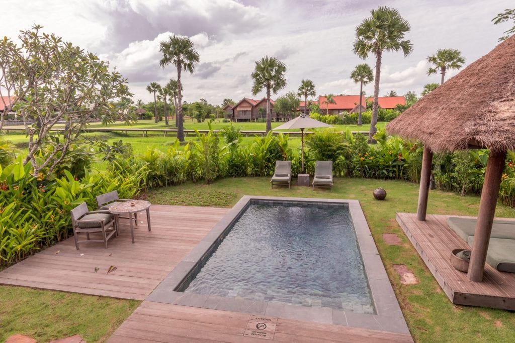 Private plunge pool - CAMBODIA - Phum Baitang Resort, Siem Reap; must-stay luxury green village