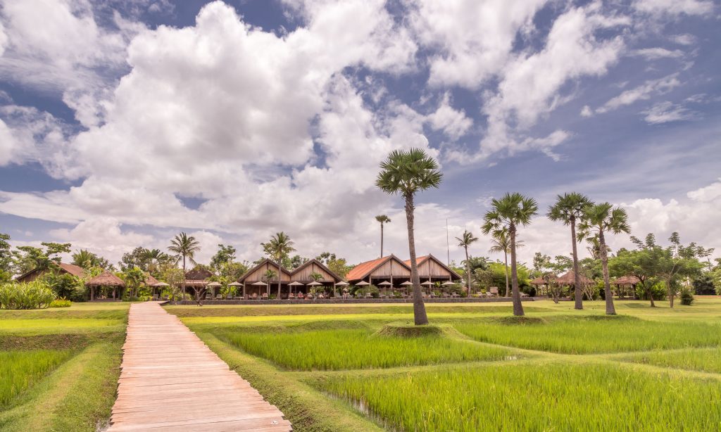Restaurant & Pool - CAMBODIA - Phum Baitang Resort, Siem Reap; must-stay luxury green village