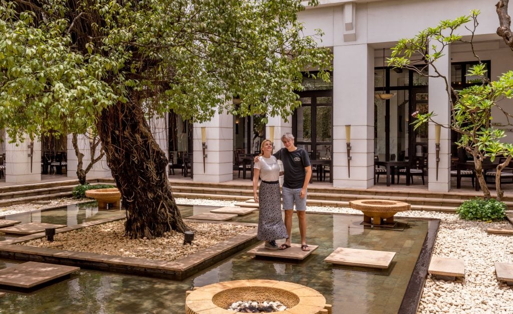 Courtyard - CAMBODIA - Park Hyatt Siem Reap hotel review; an urban luxury sanctuary