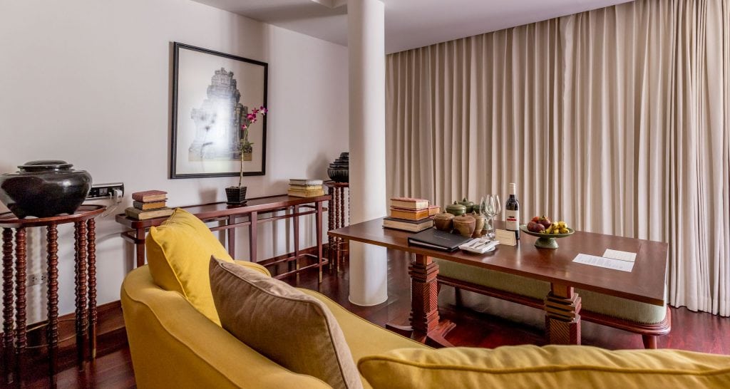 Livingroom suite - CAMBODIA - Park Hyatt Siem Reap hotel review; an urban luxury sanctuary