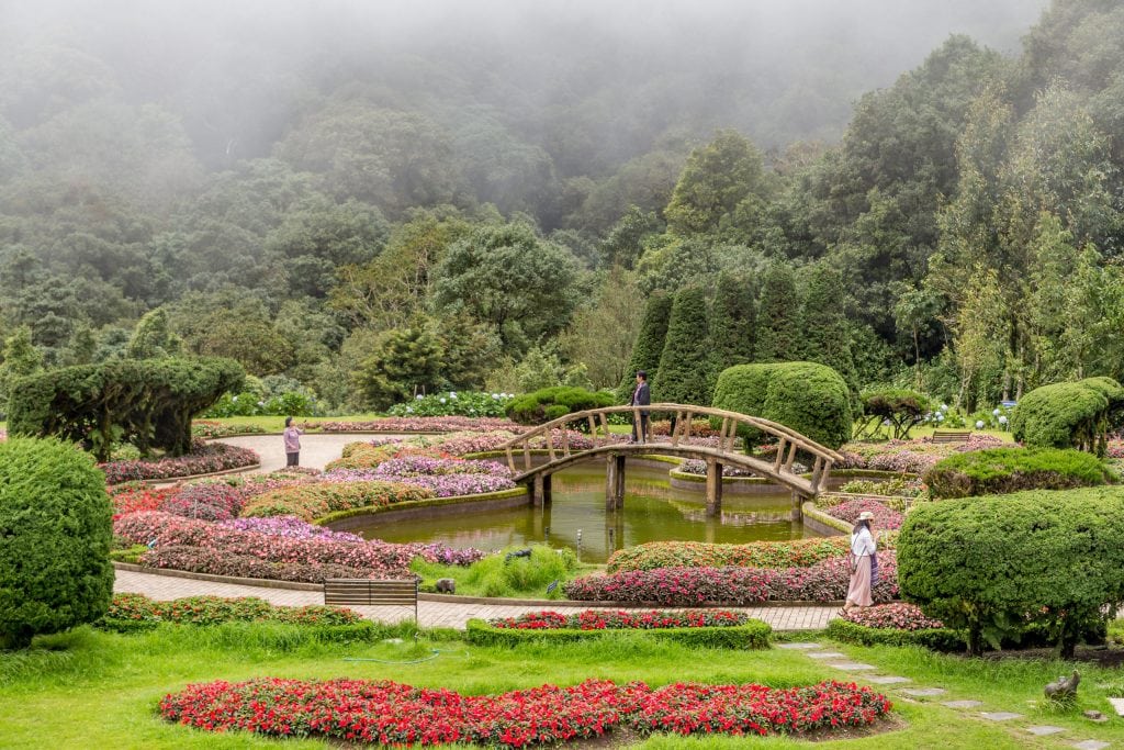 Garden at Royal Two Chedi - THAILAND - Doi Inthanon National Park day trip from Chiang Mai