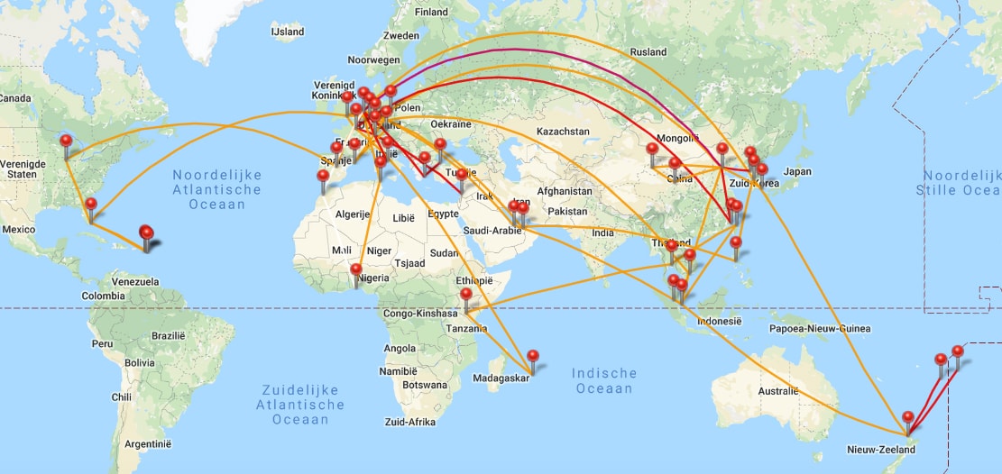My 2019 travel year: 71 flights, 175 hotel nights, 32 countries, 4 bucket list trips