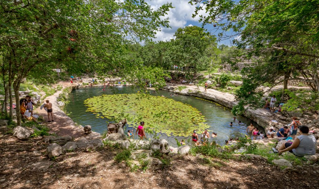 Cenote Dzibilchaltun swim - MEXICO - Merida day trip itinerary with Dzibilchaltún mayan ruins tour