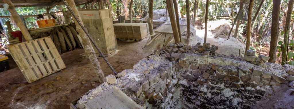Coral lime production - MICRONESIA FSM - Things to do on Yap island tour & how to get there