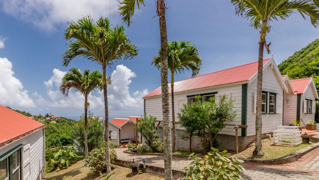 Cottage club outside - SABA - Best Accommodation: Old World style at the Hidden Garden Villa