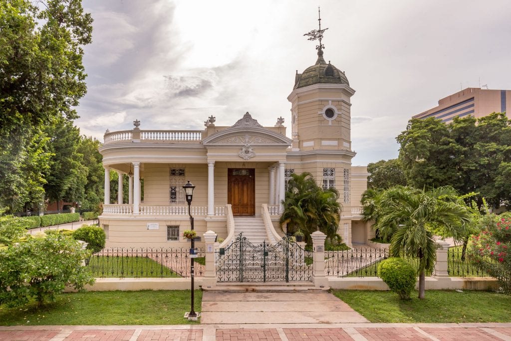 Colonial houses El Paseo Montejo - MEXICO - Merida day trip itinerary with Dzibilchaltún mayan ruins tour