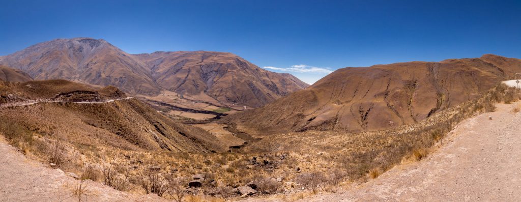 Panorama view - ARGENTINA - Salta to Cafayate by car: The scenic route 40