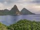 Pitons panorama - ST. LUCIA - Soufriere day trip: must see places including drive-in volcano