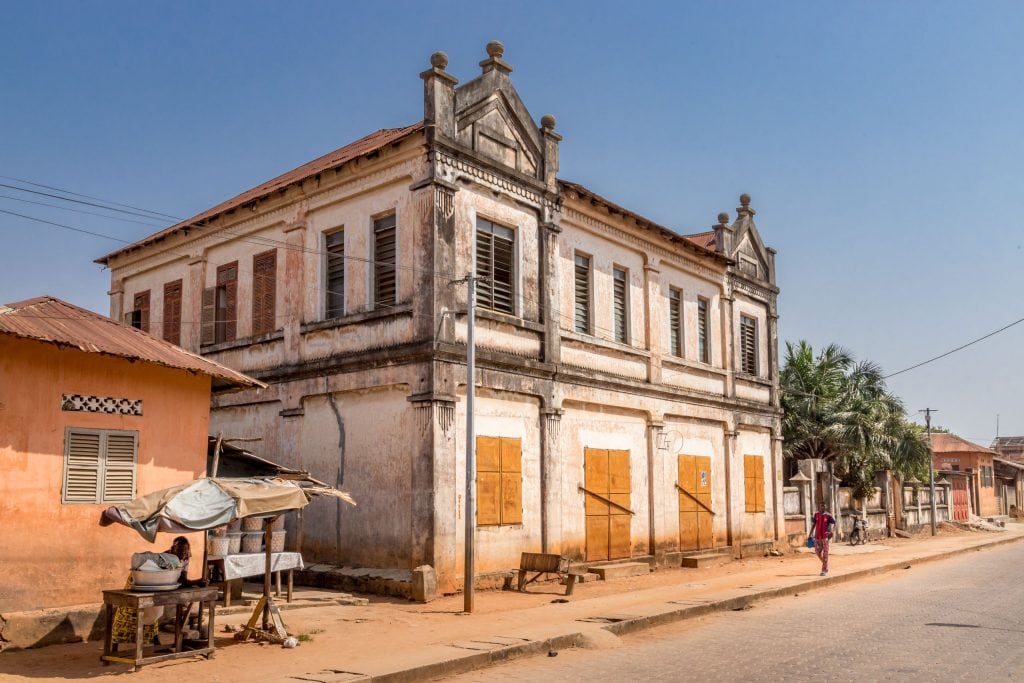 Porto Novo colonial building - BENIN - Ultimate 2-week Benin itinerary: Culture, nature safari, voodoo & more