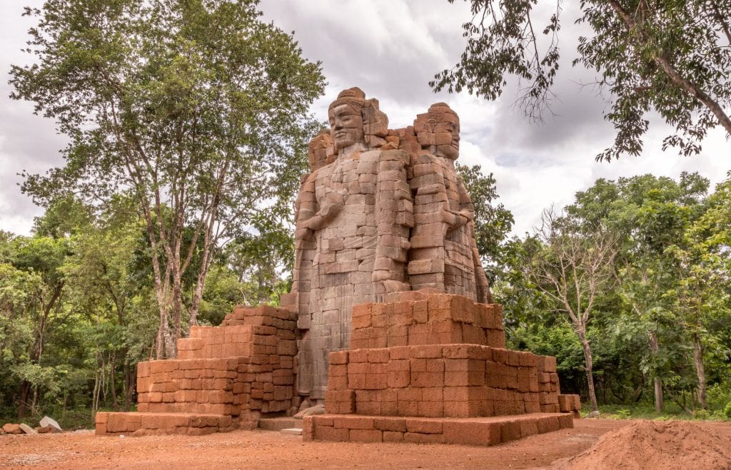 Buddhism statues - CAMBODIA - Preah Khan de Kompong Svay day trip from Siem Reap, a REAL jungle temple