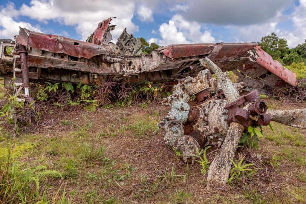 WWII plane wreck - MICRONESIA FSM - Things to do on Yap island tour & how to get there