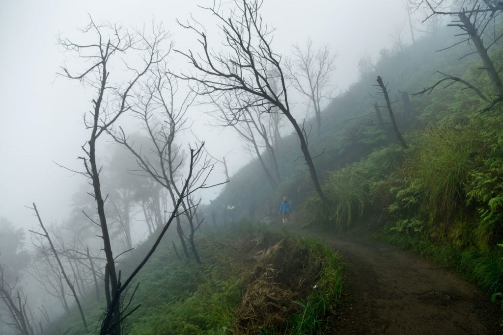 INDONESIA - Hiking the active & toxic Ijen volcano with its sulfur miners and blue fire