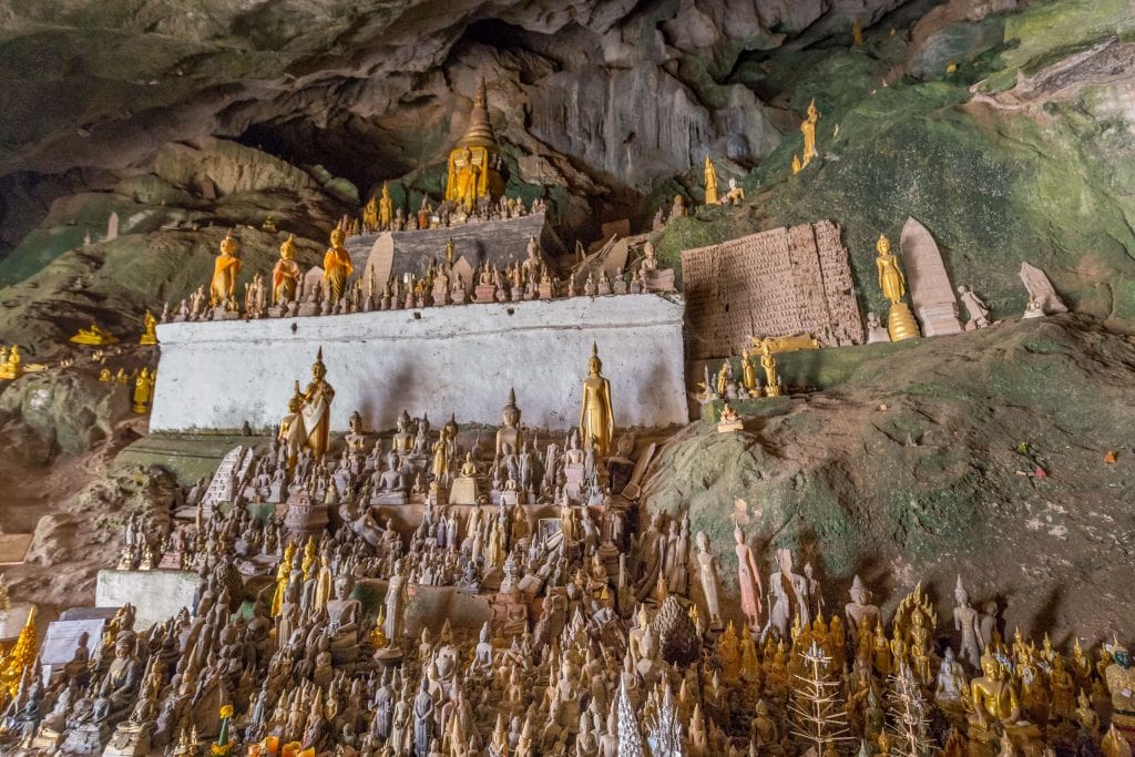 LAOS - Day trip to Pak Ou Caves near Luang Prabang by private boat