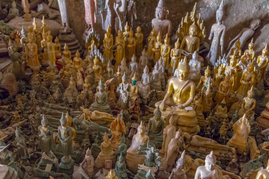 LAOS - Day trip to Pak Ou Caves near Luang Prabang by private boat