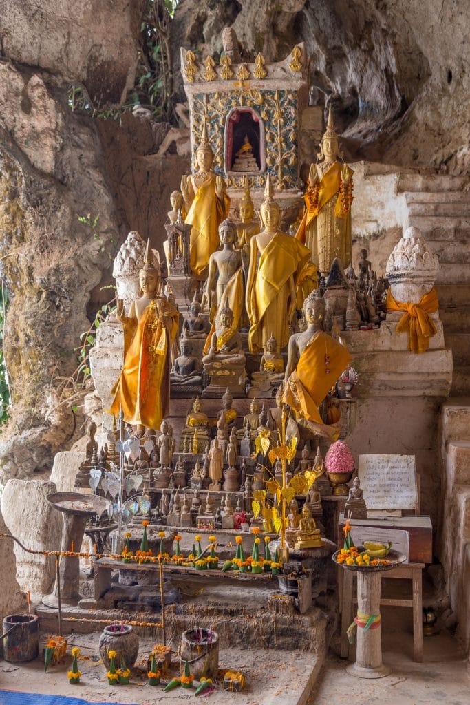 LAOS - Day trip to Pak Ou Caves near Luang Prabang by private boat