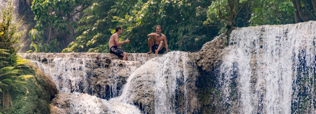 LAOS – Country side and the Kuang Si Falls as a day trip from Luang Prabang