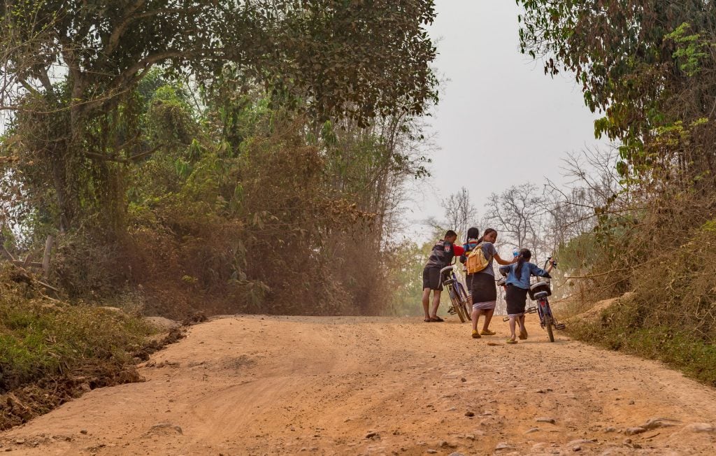 LAOS – Country side and the Kuang Si Falls as a day trip from Luang Prabang