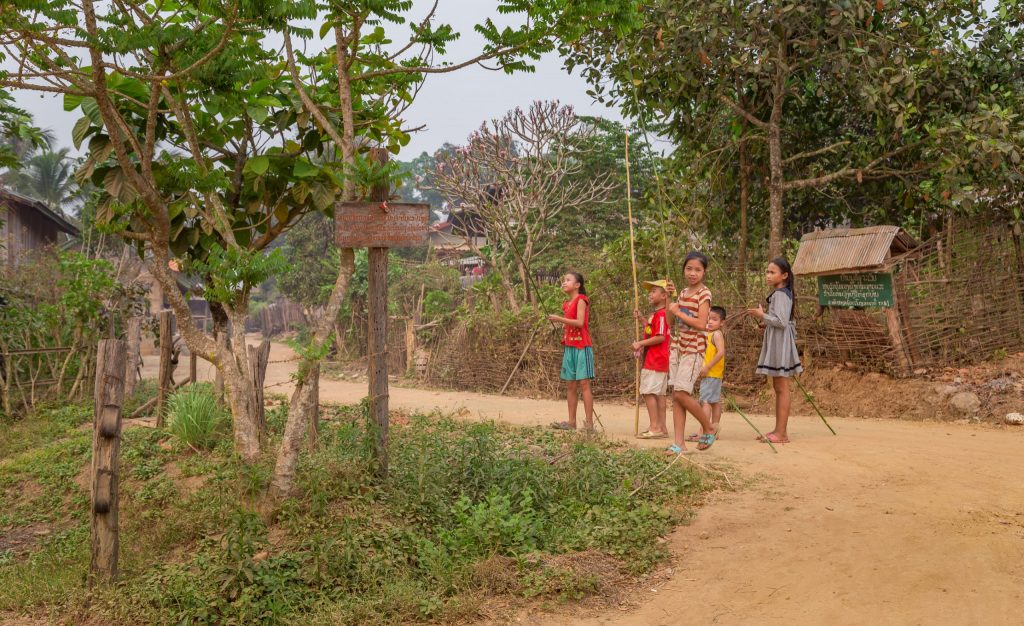 LAOS – Country side and the Kuang Si Falls as a day trip from Luang Prabang