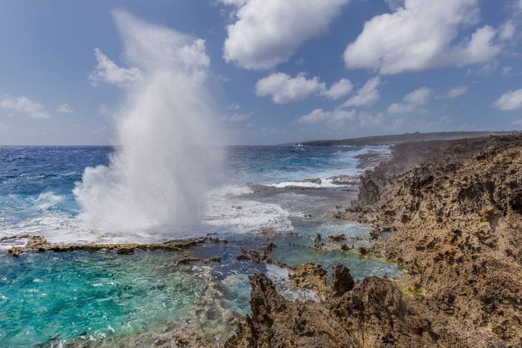 Blowhole - MARIANA ISLANDS - Tinian day trip: tracing WWII's end & the start of the Atomic Era