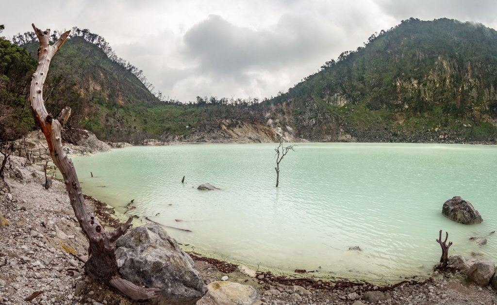 INDONESIA - Alien landscapes at Kawah Putih / White Crater as a day trip from Bandung