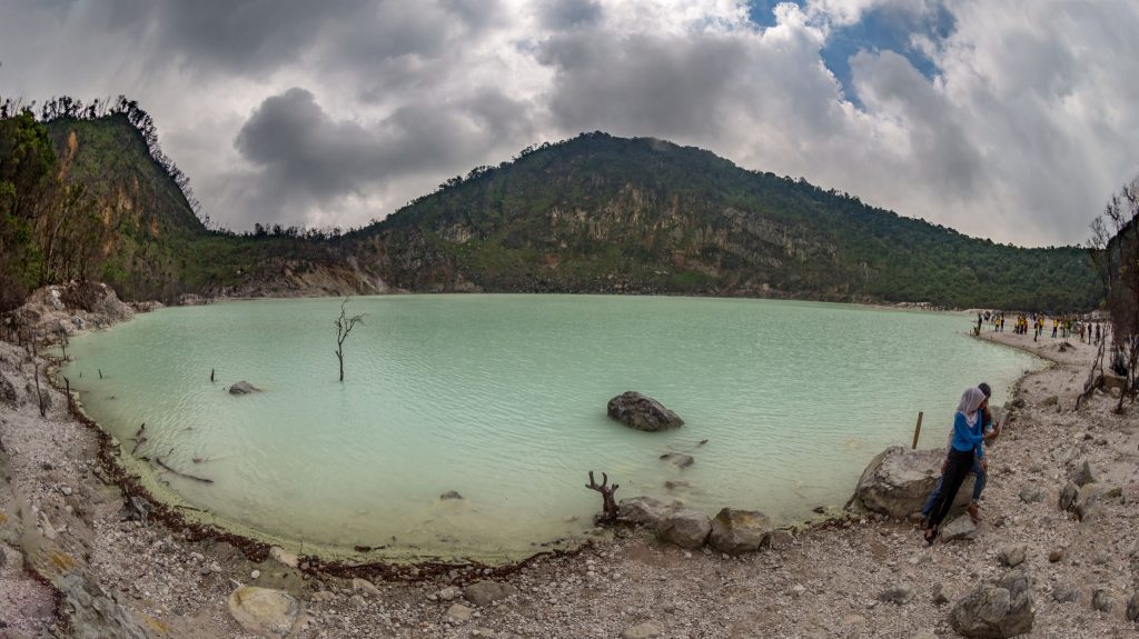 INDONESIA - Alien landscapes at Kawah Putih / White Crater as a day trip from Bandung