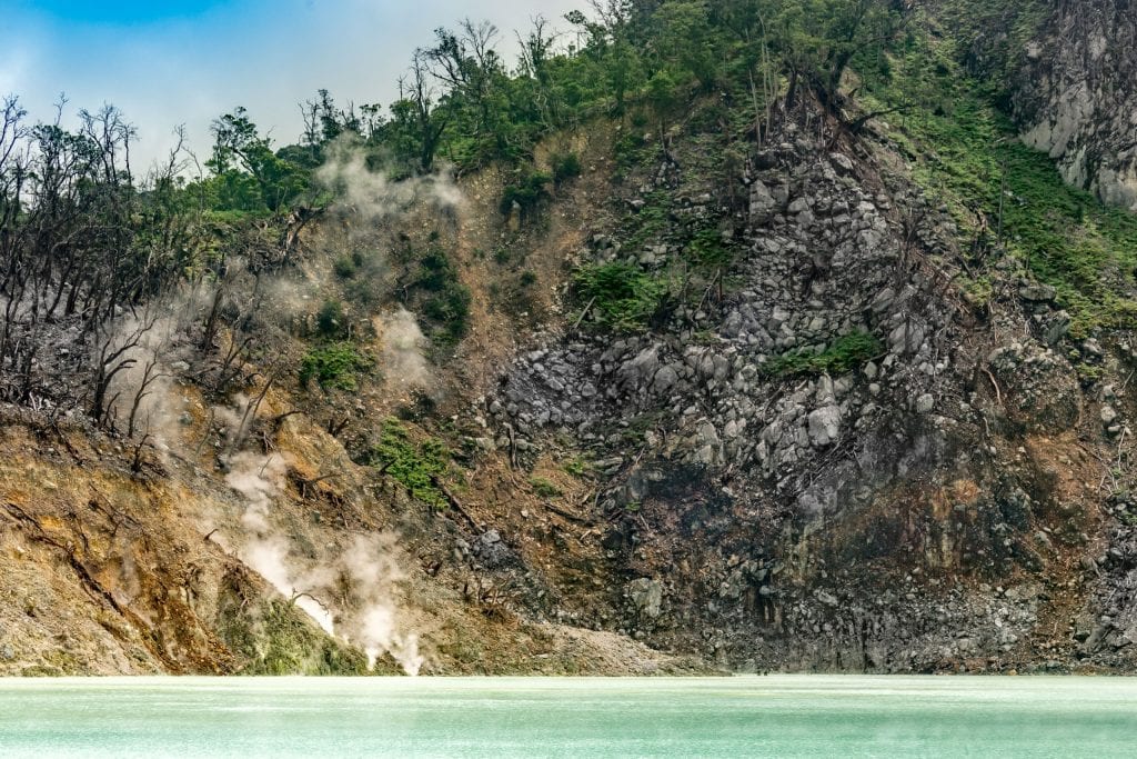 INDONESIA - Alien landscapes at Kawah Putih / White Crater as a day trip from Bandung