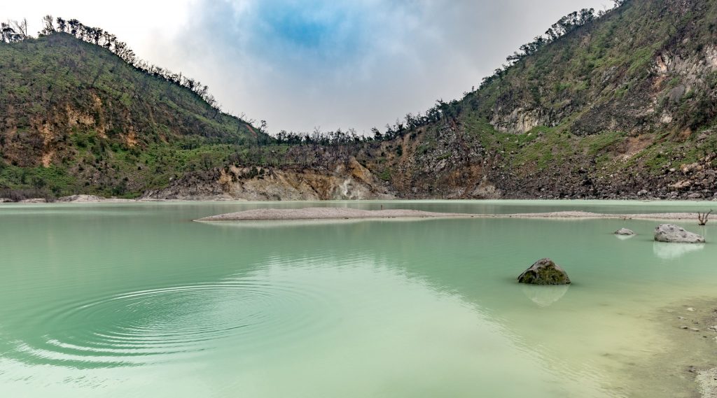 INDONESIA - Alien landscapes at Kawah Putih / White Crater as a day trip from Bandung