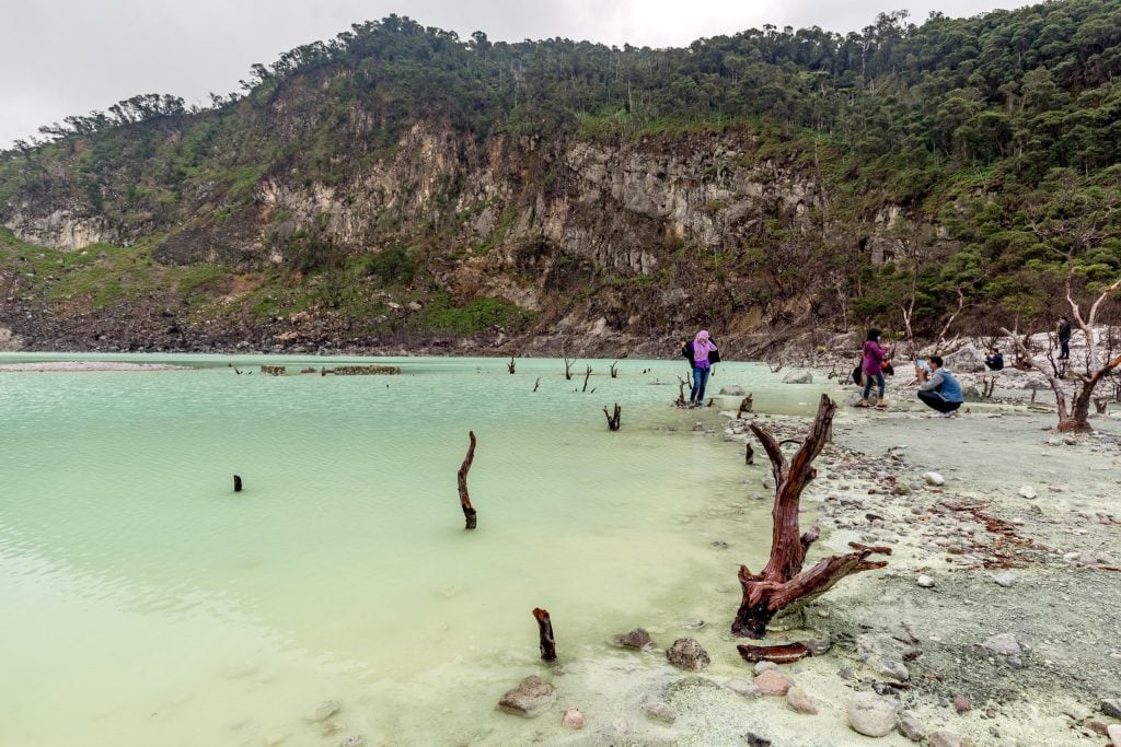 INDONESIA - Alien landscapes at Kawah Putih / White Crater as a day trip from Bandung