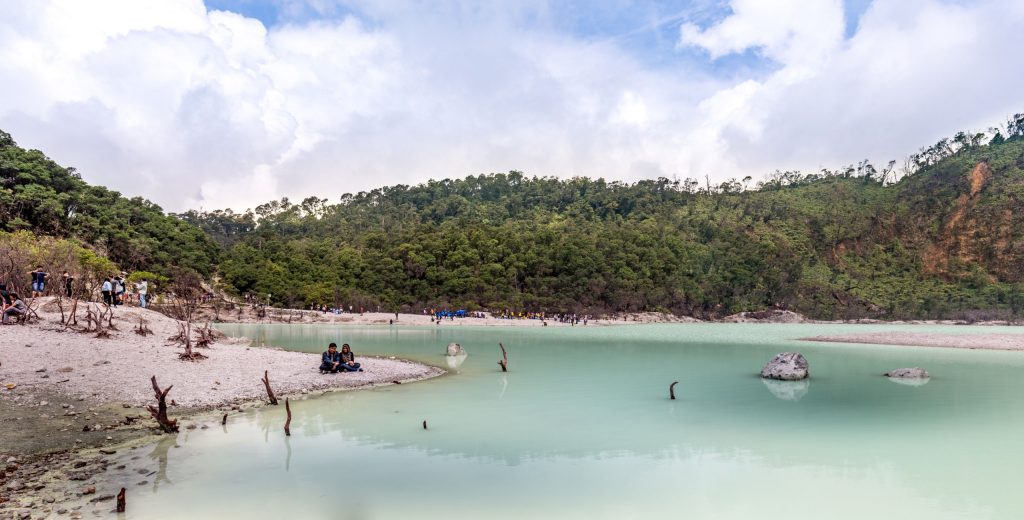 INDONESIA - Alien landscapes at Kawah Putih / White Crater as a day trip from Bandung
