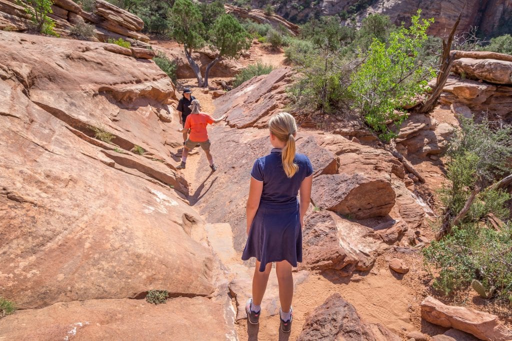 USA - The best route from Zion National Park to Grand Canyon South Rim