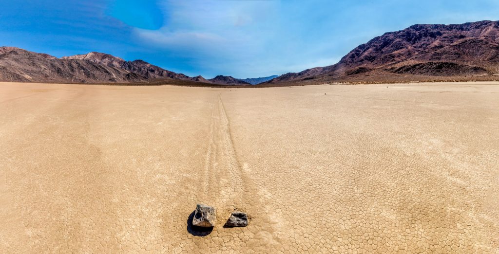 USA - Driving off road in the Death Valley: Titus Canyon & Racetrack Playa