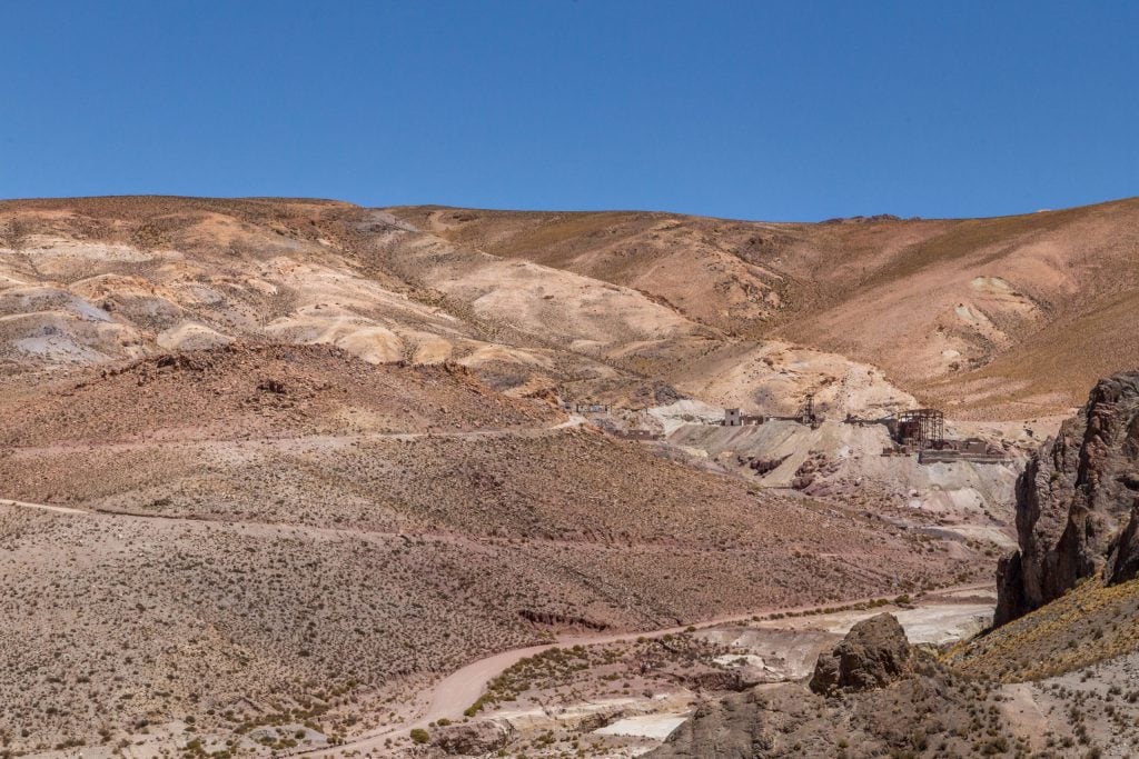 ANdes View Old mines - ARGENTINA - Train to the Clouds; a must-do ride in the Andes near Salta