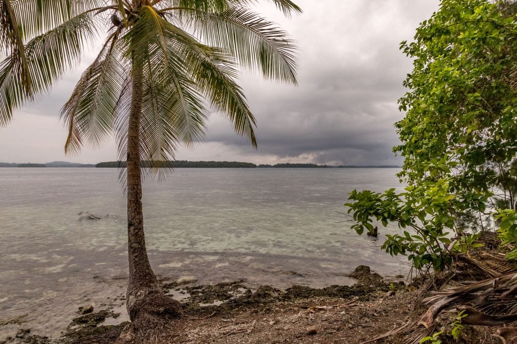 Bad weather coming - SOLOMON ISLANDS - Skull Island Munda & New Georgia WWII history day trip