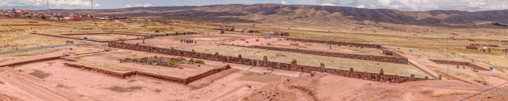 Birds eye view complex - BOLIVIA - Back to the Tiwanaku Empire; a day trip from La Paz