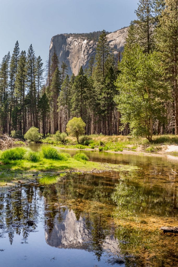 Cathedral beach El Capitain mirror - USA - The best Yosemite itinerary for first time visitors (1 or 2 days)