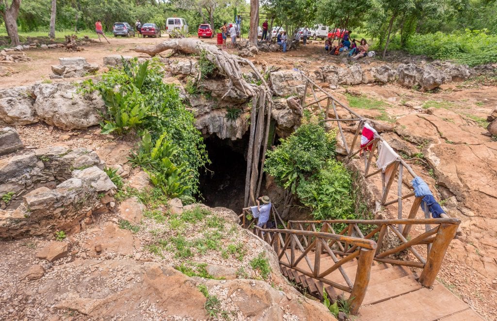 Cuzama Cenote entrance - MEXICO - Best cenotes in Yucatan