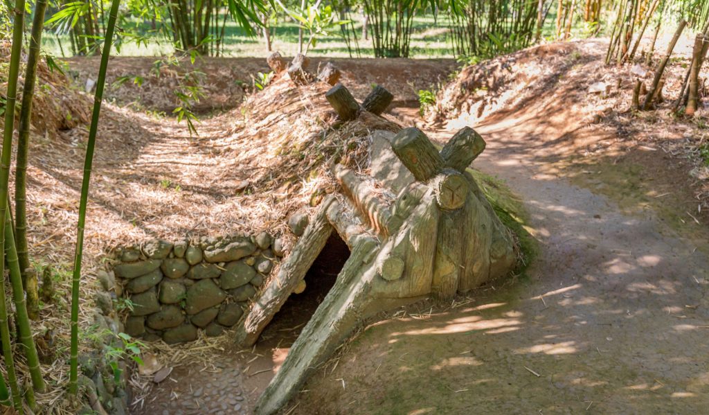 Entrance Vinh Moc Tunnels - VIETNAM - DMZ day tour from Hue; the must see places