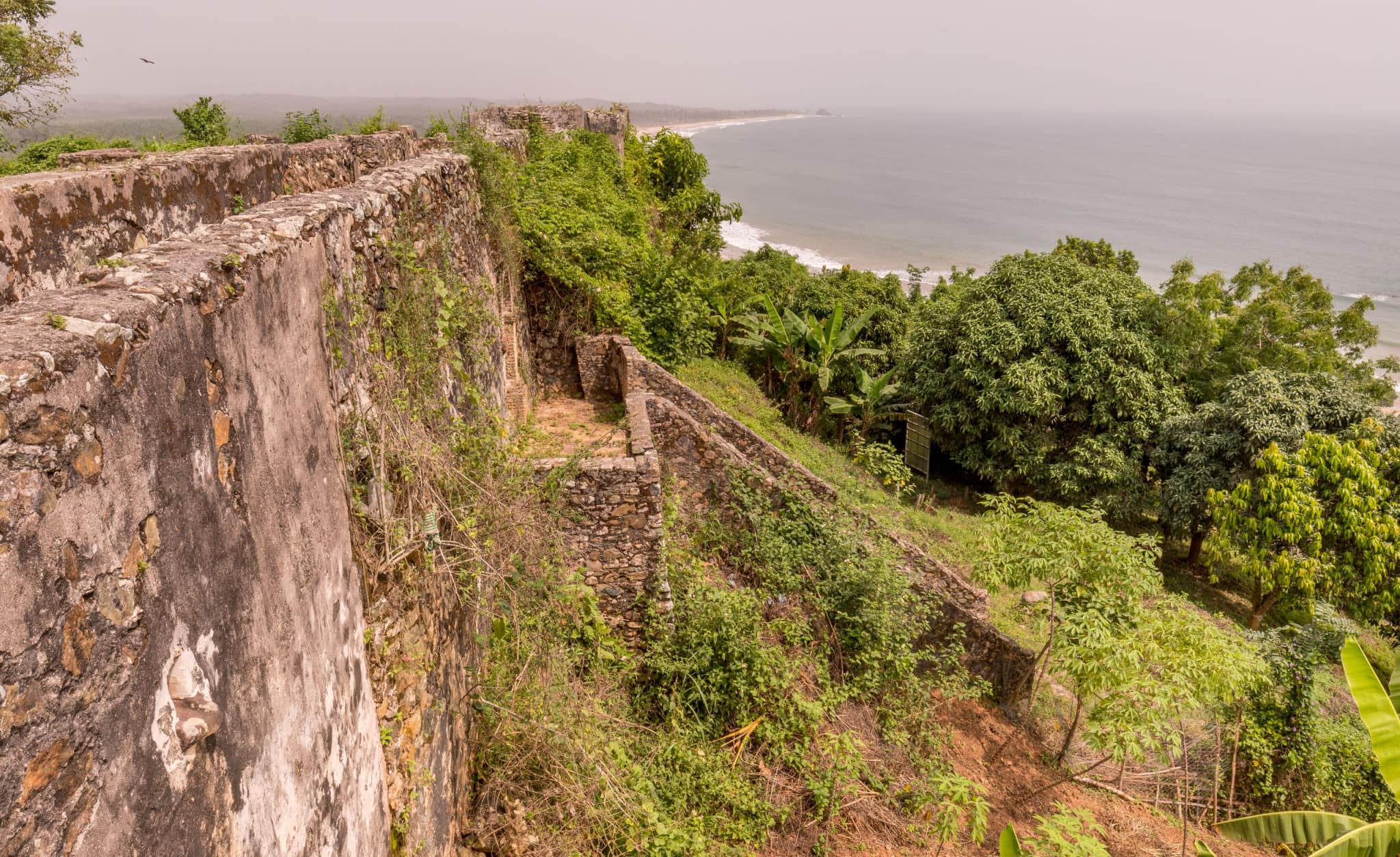 Fort Batenstein Butri hill view - GHANA - 5 lesser known slave forts; day trip from Takoradi