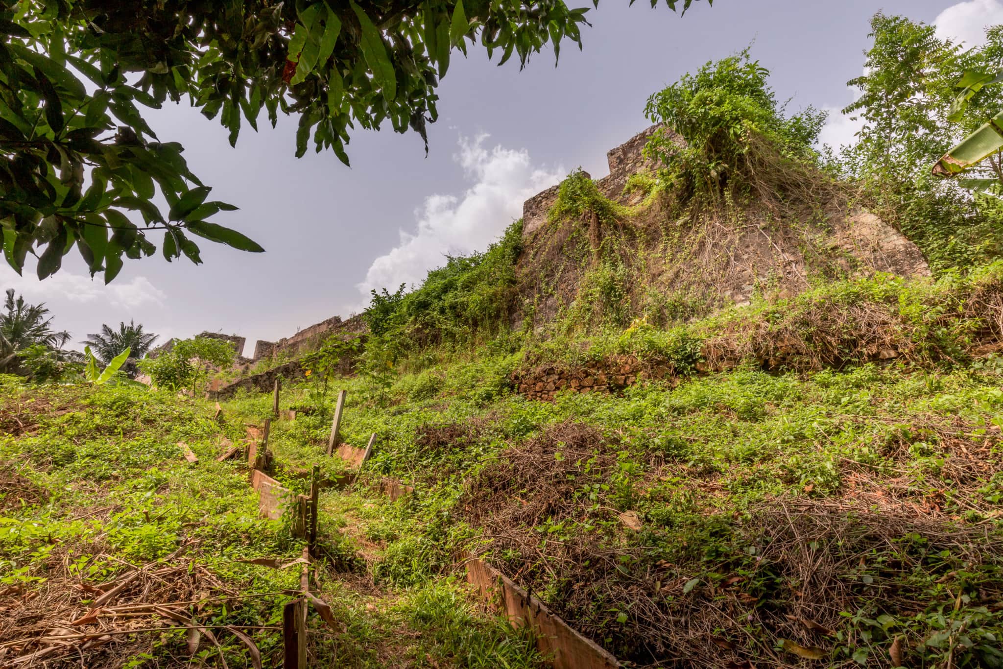 Fort Batenstein Butri outside view - GHANA - 5 lesser known slave forts; day trip from Takoradi
